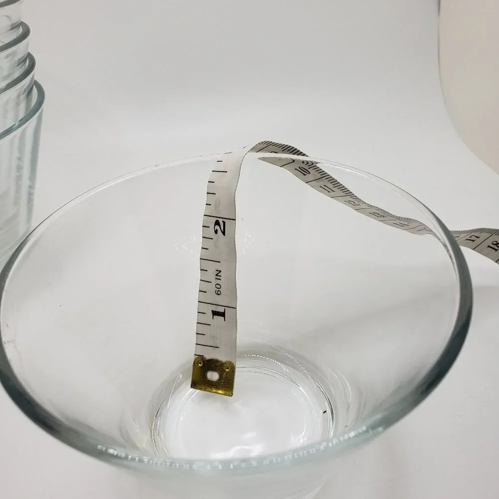 Dessert salsa appetizer glass stackable bowls set of 5
